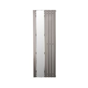 Ximax Vertirad Mirror HWM18060SC Silver Vertical Designer Radiator, (W)595mm x (H)1800mm