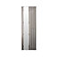 Ximax Vertirad Mirror Vertical Designer Radiator, Silver effect (W)595mm (H)1800mm