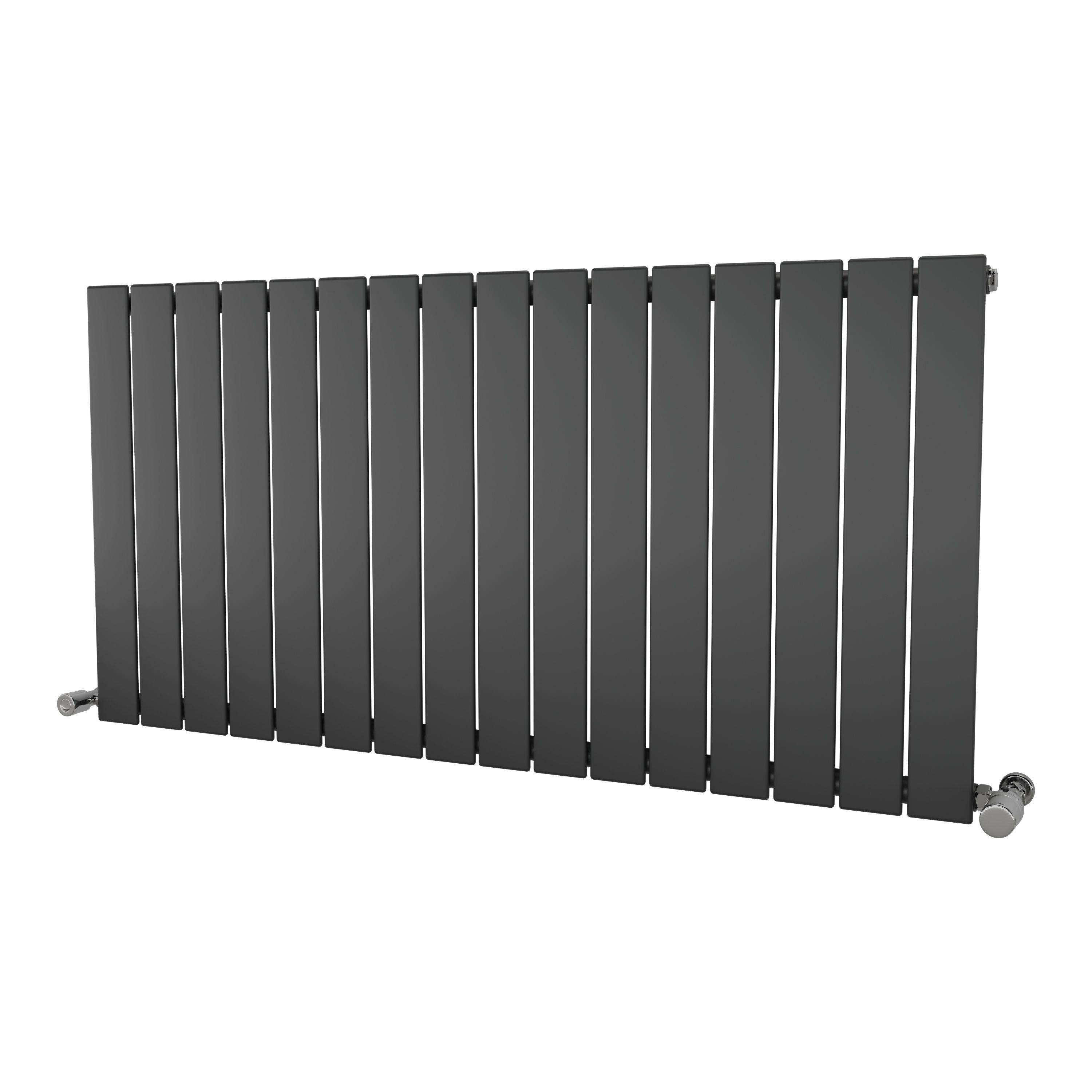 Ximax Vertirad Satin anthracite Horizontal Designer panel Radiator, (W)1195mm x (H)600mm