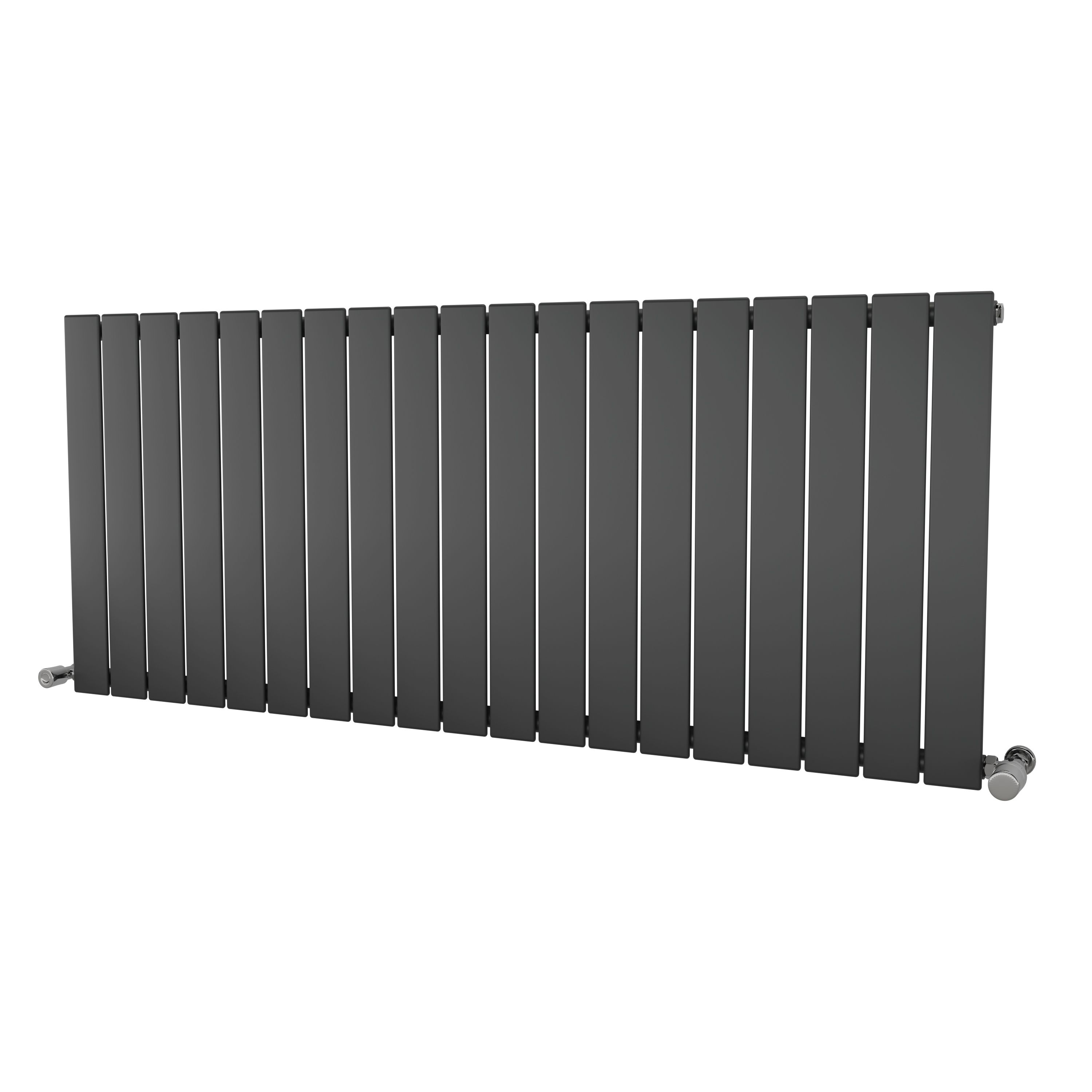 Ximax Vertirad Satin anthracite Horizontal Designer panel Radiator, (W)1420mm x (H)600mm