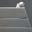 Ximax Vertirad Satin silver effect Horizontal Designer panel Radiator, (W)1200mm x (H)595mm