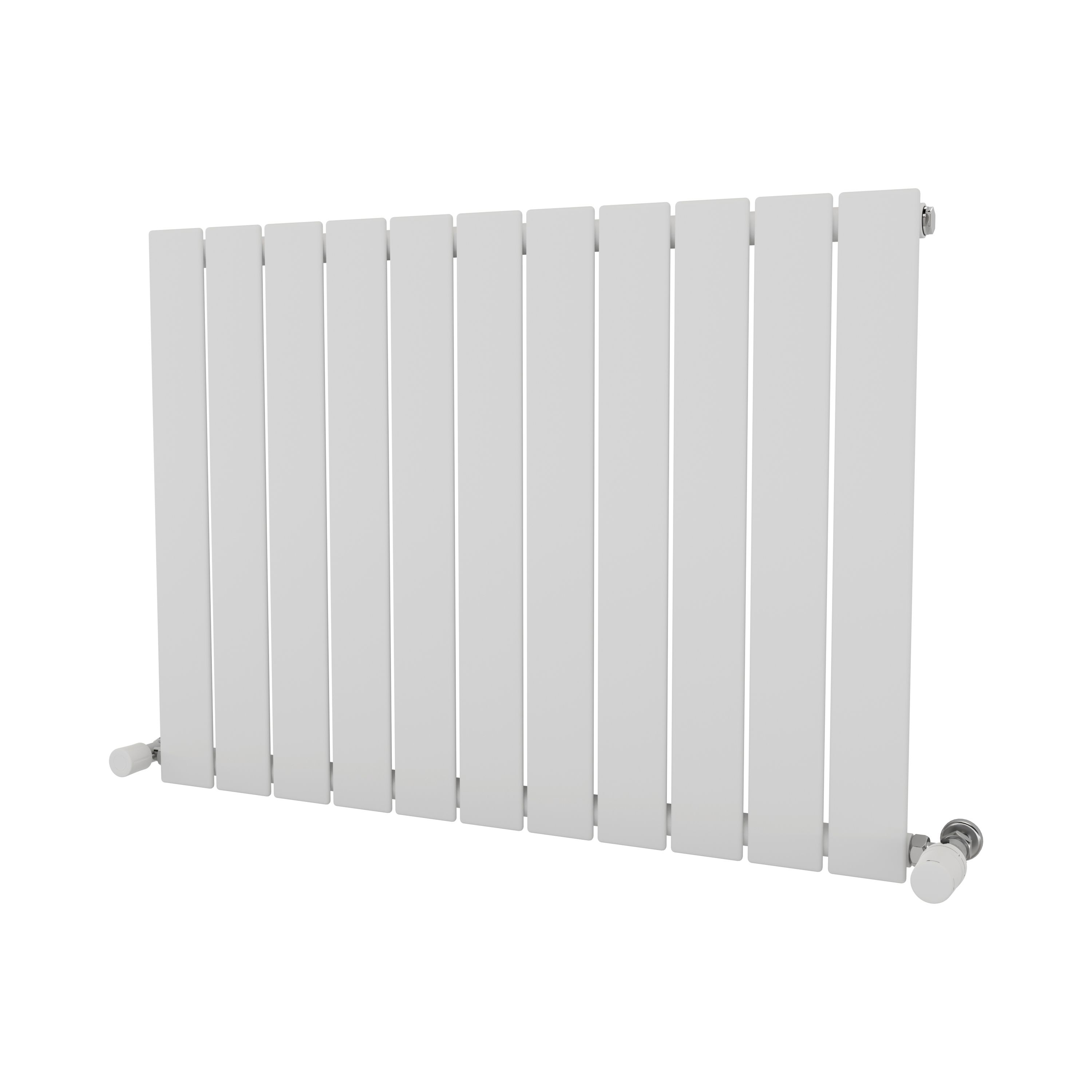 Ximax Vertirad Satin white Horizontal Designer panel Radiator, (W)820mm ...
