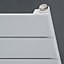 Ximax Vertirad Satin white Horizontal Electric designer Radiator, (W)1200mm x (H)595mm