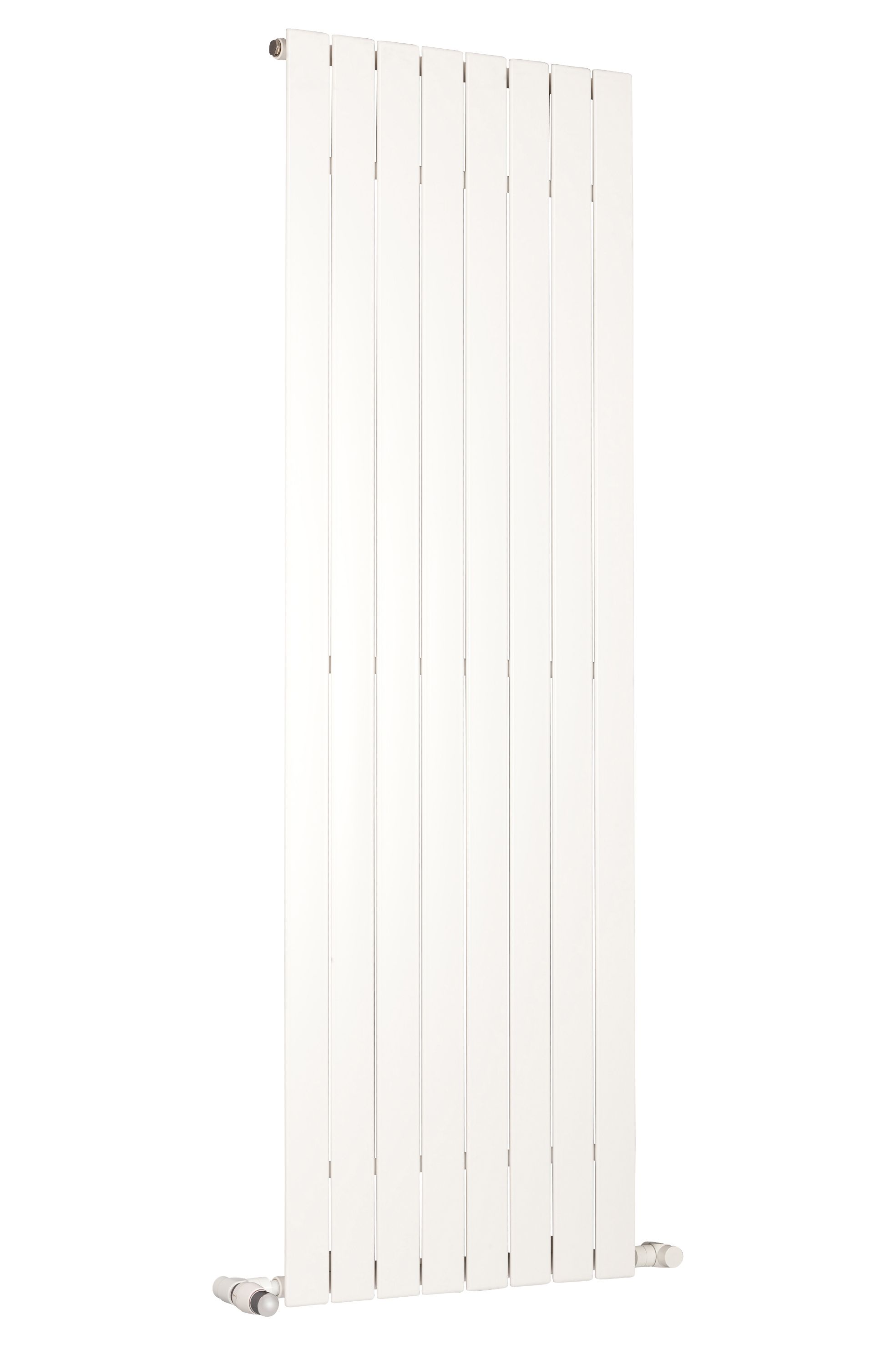 Ximax Vertirad Single HW160044W White Vertical Designer 2544BTU Radiator, (W)445mm x (H)1600mm