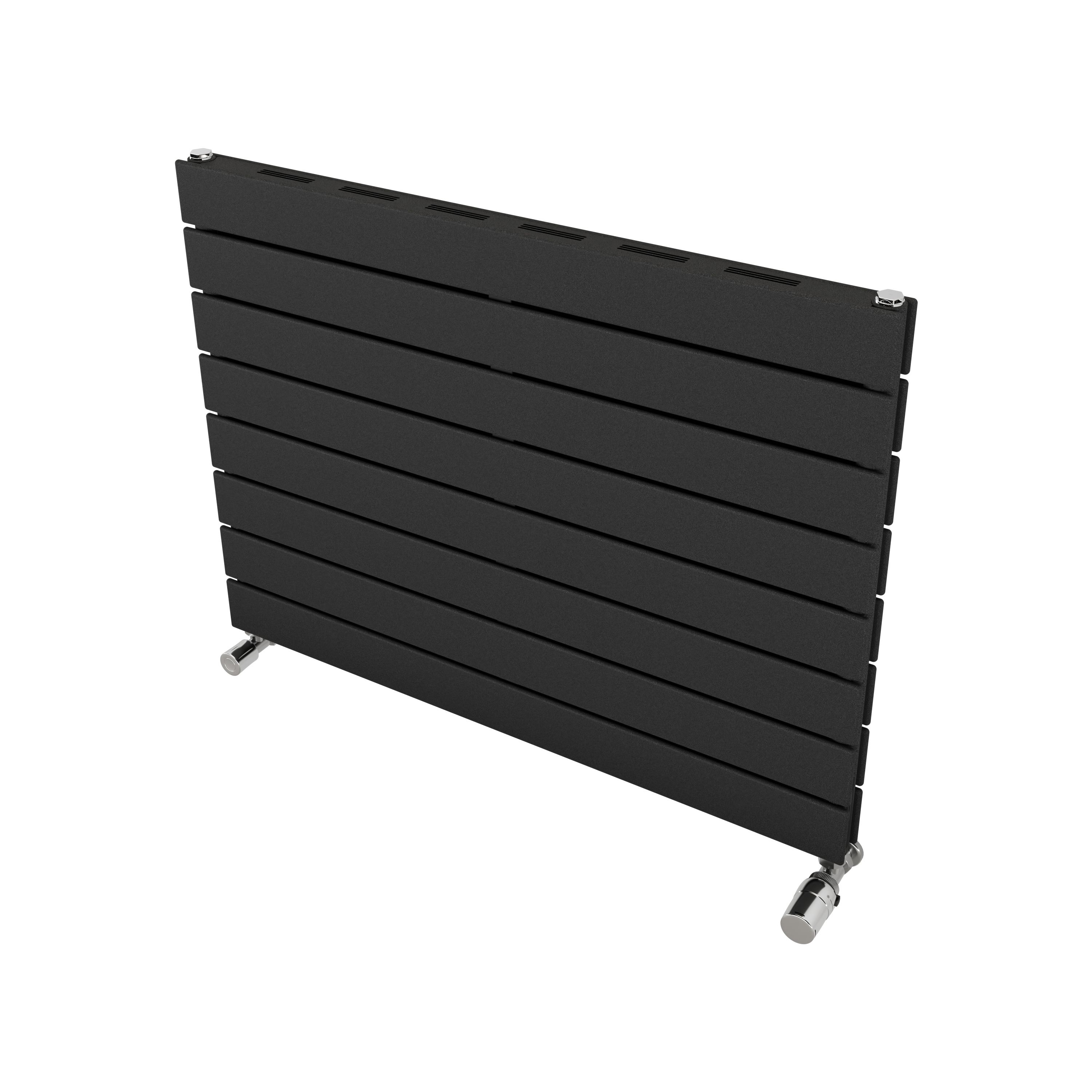 Ximax Vertirad Slimline Duplex Deluxe HWDHS5951000A Anthracite Gas Horizontal Designer panel Radiator, (W)800mm x (H)595mm
