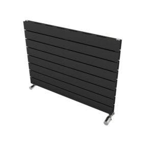 Ximax Vertirad Slimline Duplex Deluxe HWDHS5951000A Grey Gas Horizontal Designer panel Radiator, (W)800mm x (H)595mm