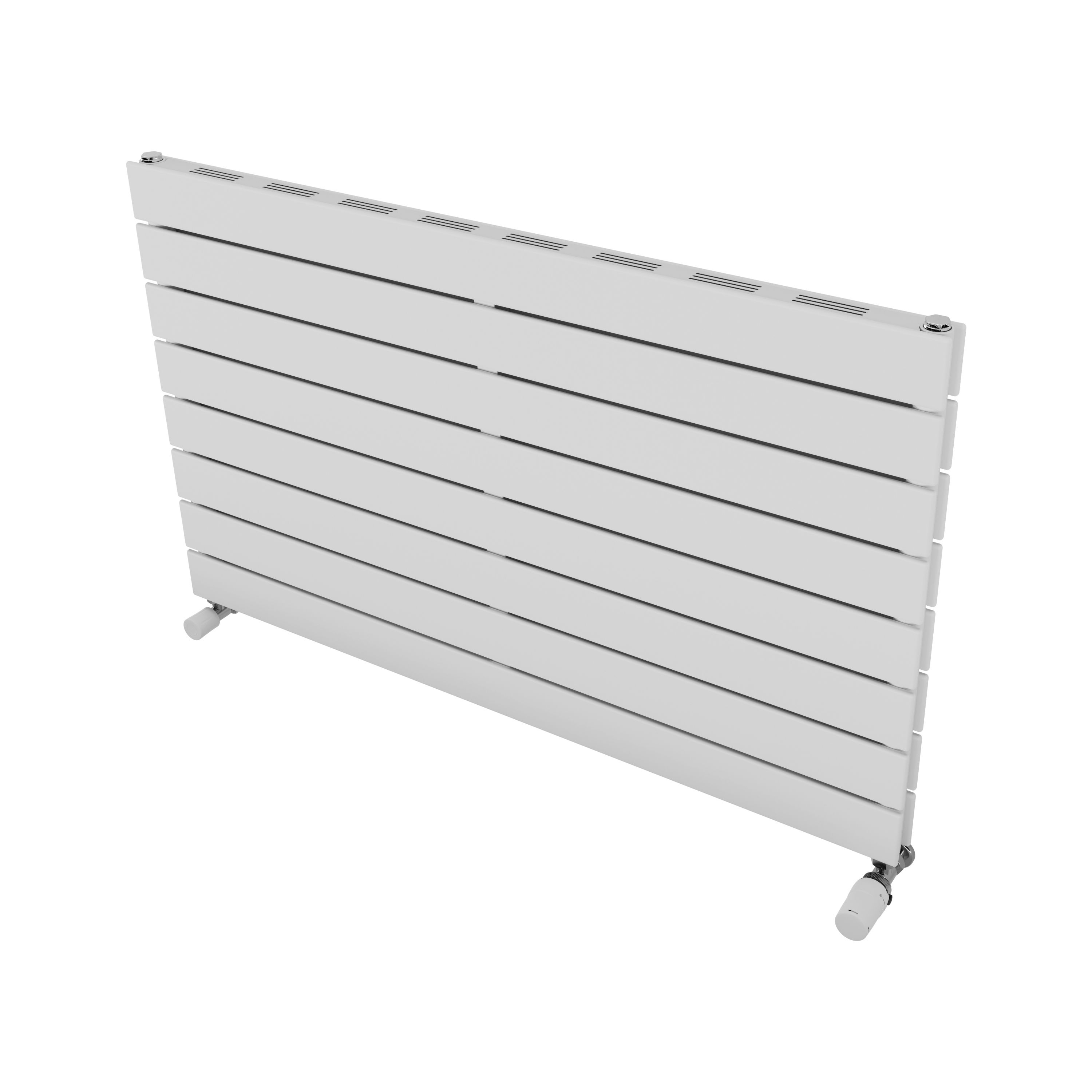 Ximax Vertirad Slimline Duplex Deluxe HWDHS5951000W White Gas Horizontal Designer panel Radiator, (W)1000mm x (H)595mm