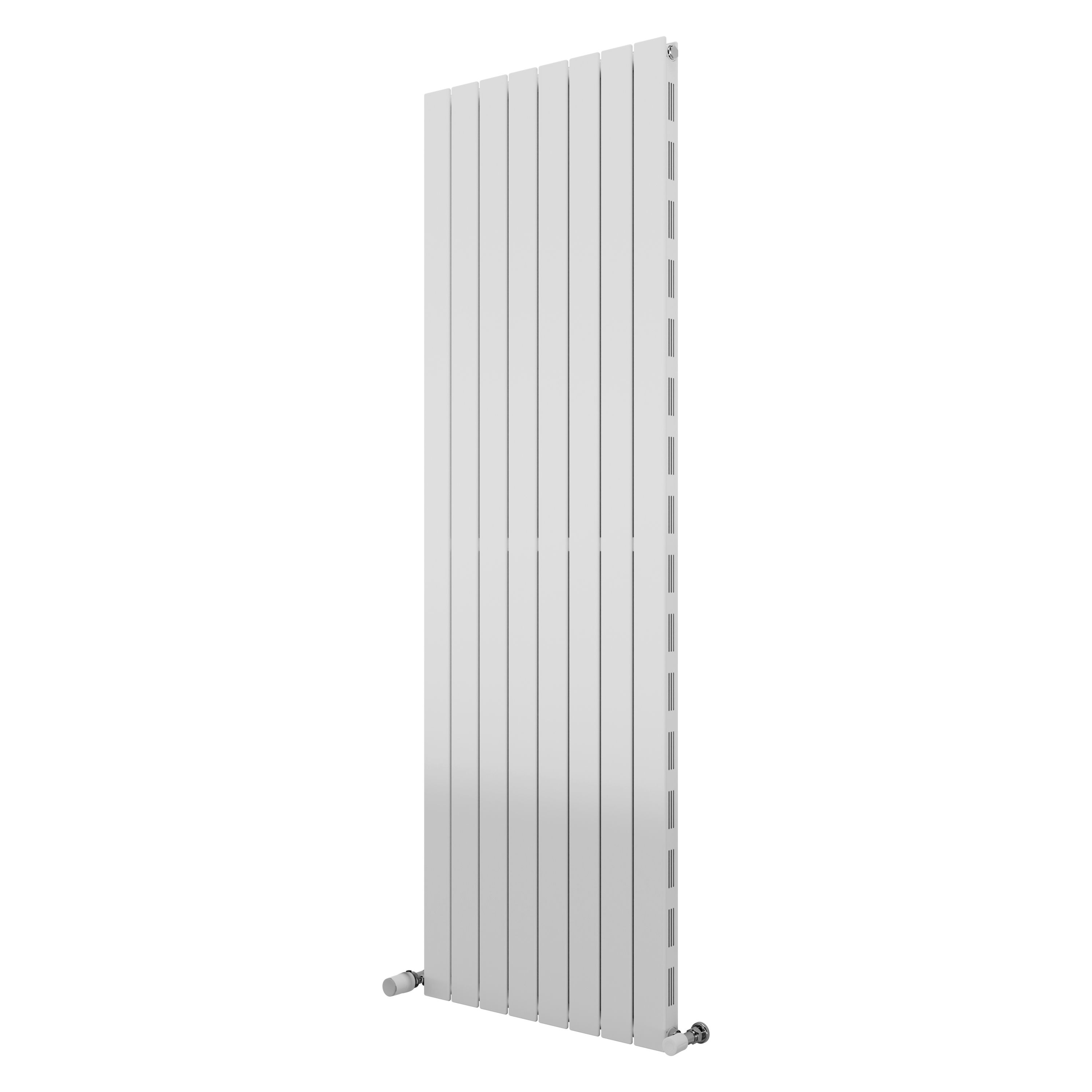 Ximax Vertirad Slimline Duplex Deluxe HWHS1800295W White Gas Vertical Designer panel Radiator, (W)595mm x (H)1800mm