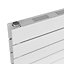 Ximax Vertirad Slimline Duplex Deluxe Satin white Horizontal Designer panel Radiator, (W)1000mm x (H)595mm