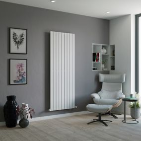 Ximax Vertirad Universal HW1800670W White Horizontal or vertical Designer Radiator, (W)670mm x (H)1800mm