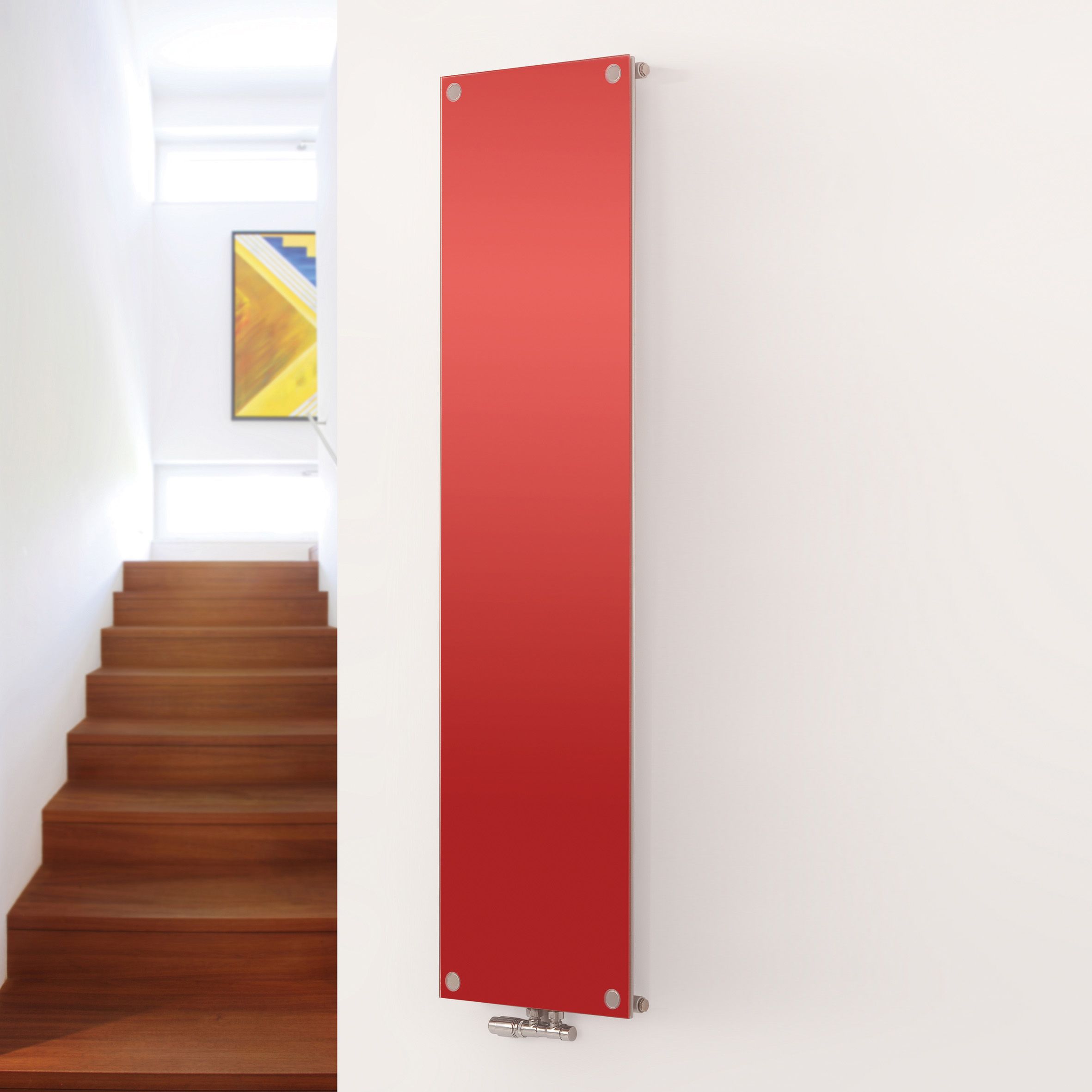 Ximax Vertirad Vitro Red Vertical Radiator, (W)445mm x (H)1800mm