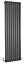 Ximax Vulkan Anthracite Vertical Designer Radiator, (W)585mm x (H)1800mm