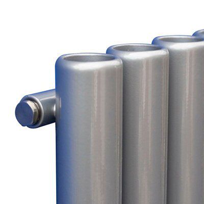 Ximax Vulkan Grey Vertical Designer Radiator, (W)435mm x (H)1800mm