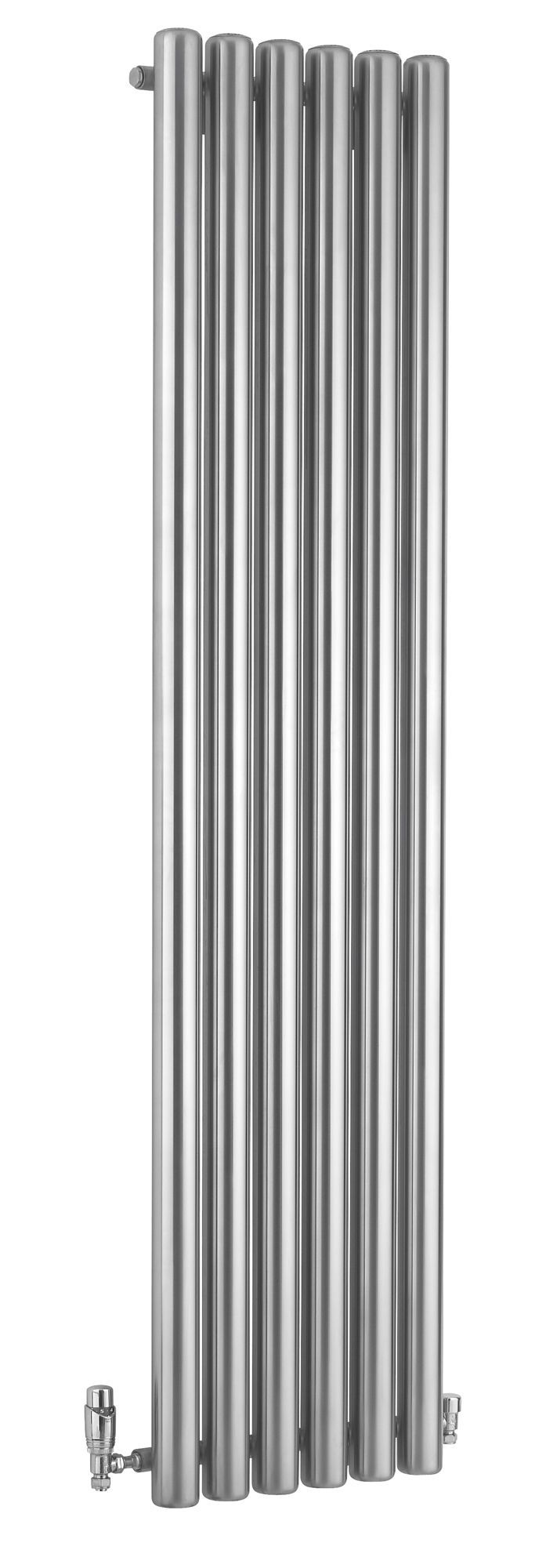 Ximax Vulkan Grey Vertical Radiator, (W)435mm x (H)1800mm