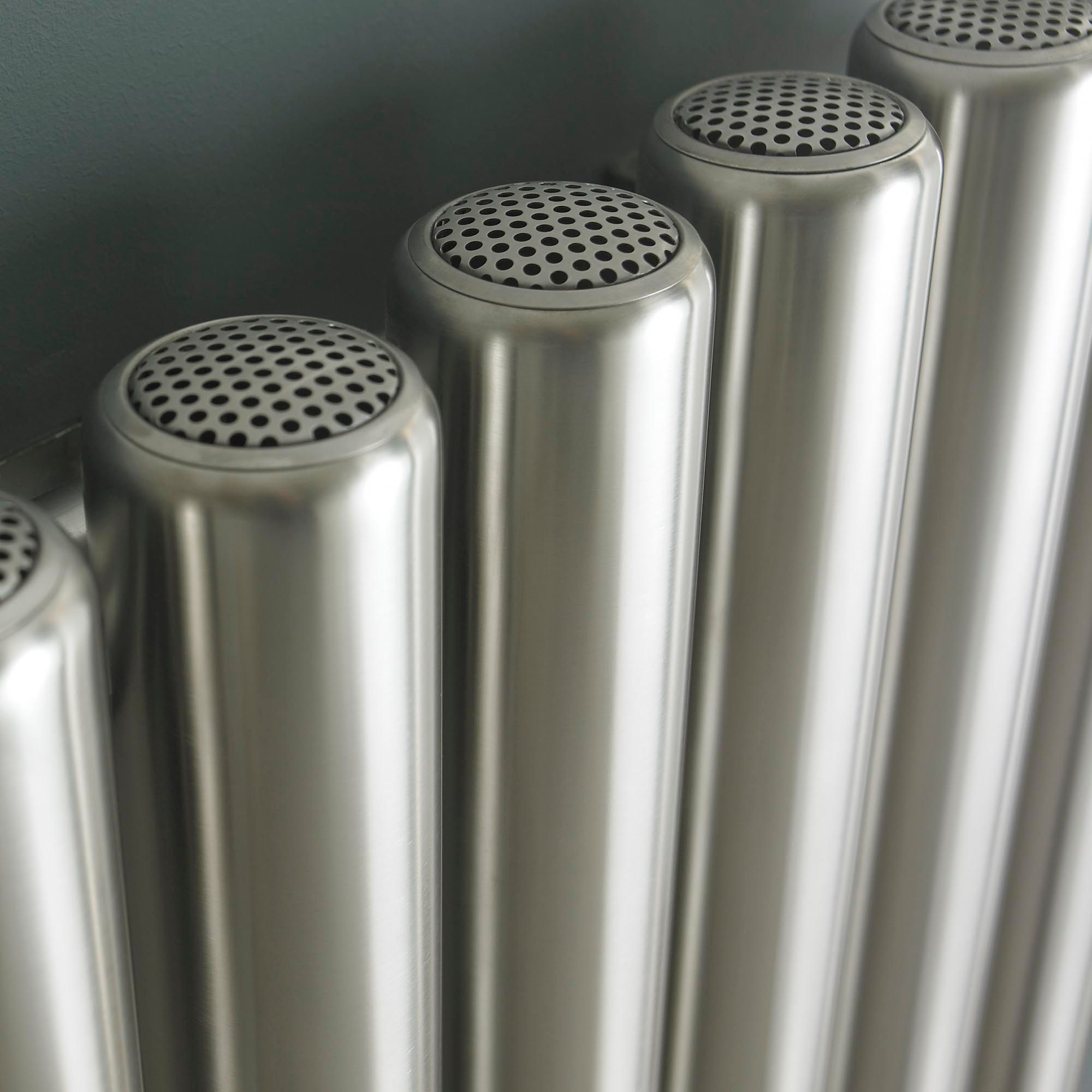 Ximax Vulkan Grey Vertical Radiator, (W)435mm x (H)1800mm