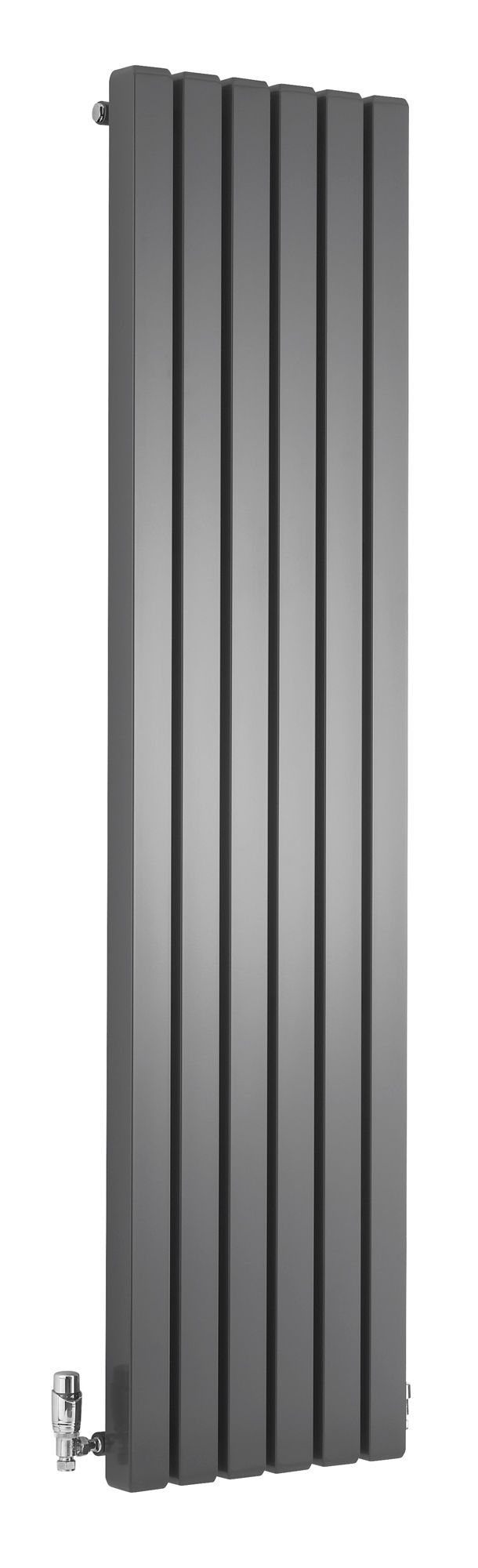 Ximax Vulkan Square Anthracite Vertical Radiator, (W)435mm x (H)1800mm