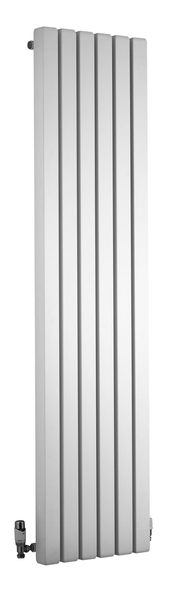 Ximax Vulkan Square White Vertical Designer Radiator, (W)435mm x (H)1800mm