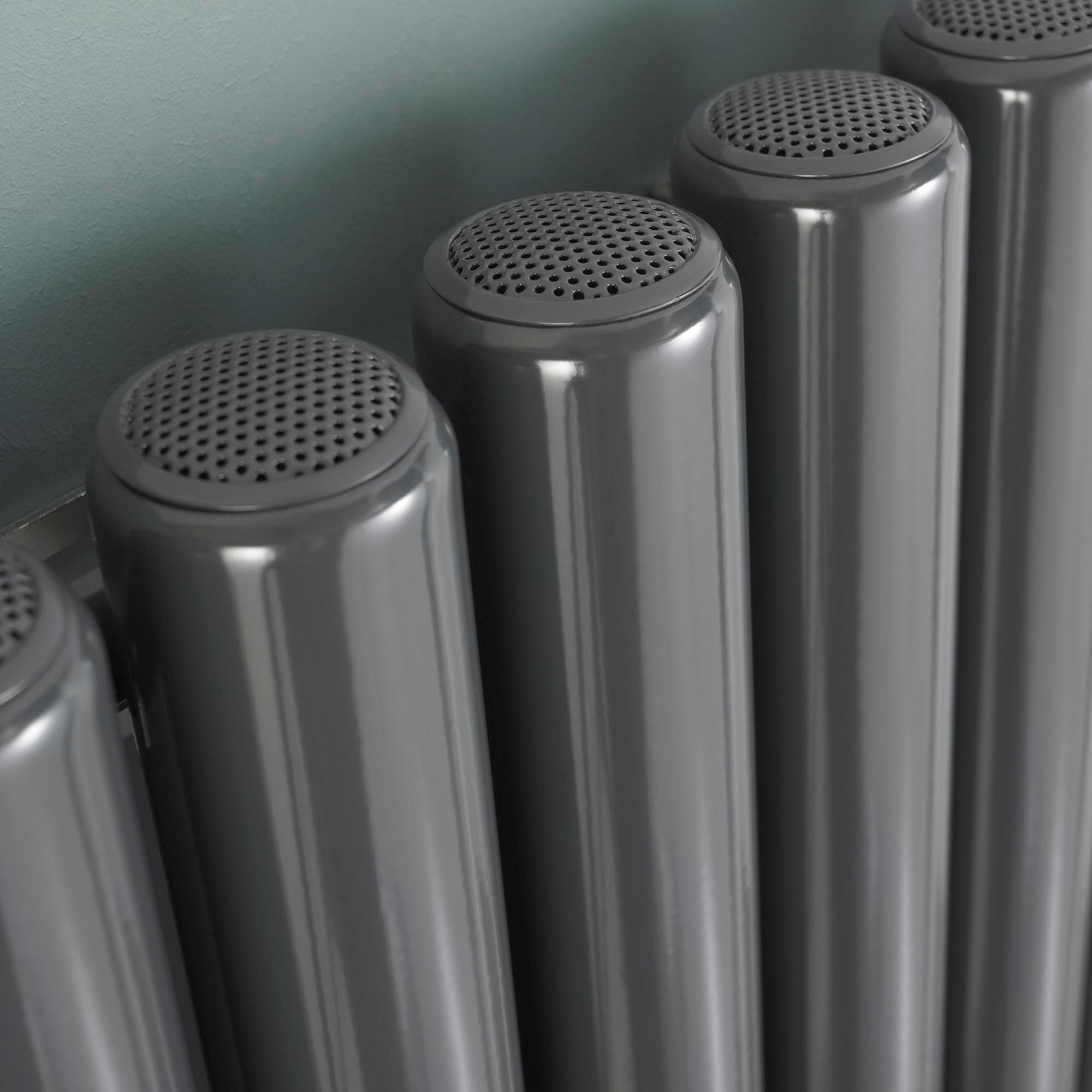 Ximax Vulkan VU180060A Anthracite Vertical Designer 6135BTU Radiator, (W)585mm x (H)1800mm