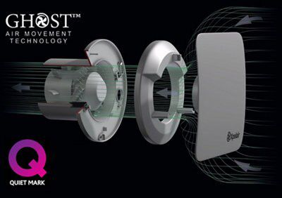 Xpelair C4HTR Extractor fan (Dia)100mm