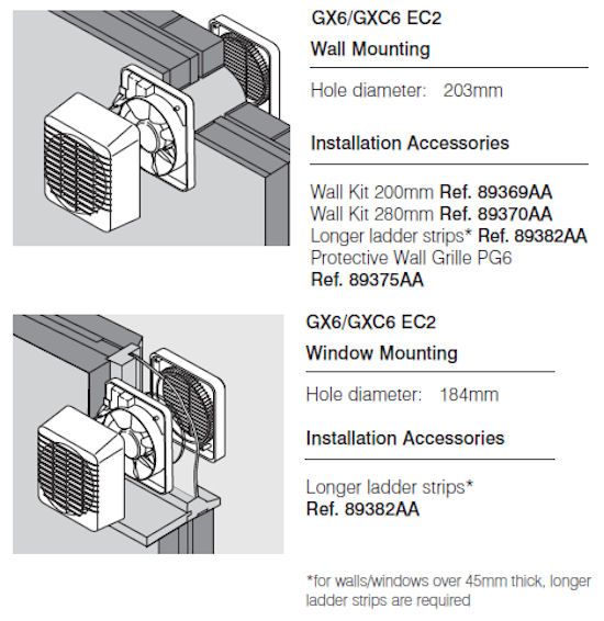 Xpelair GXC6 Extractor fan