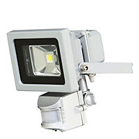 XQ-Lite XQ1162B Mains-powered Cool white LED Motion Floodlight 800lm