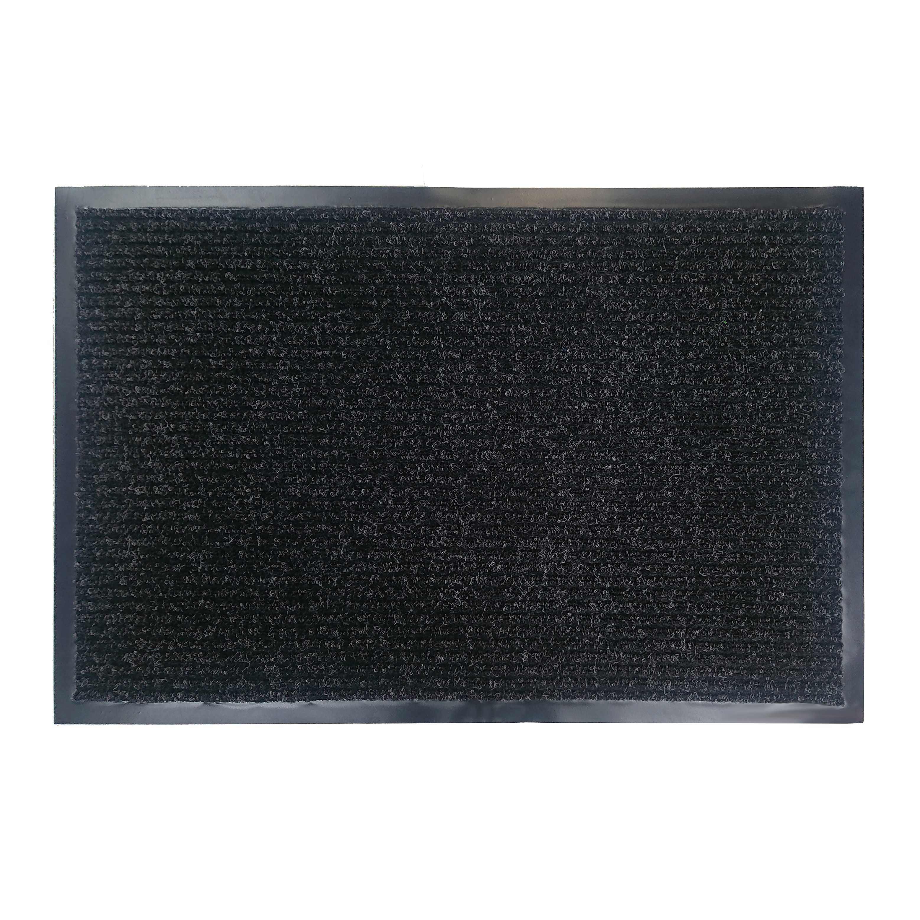 XXL Utility Grey Ribbed Mat, 120cm x 80cm