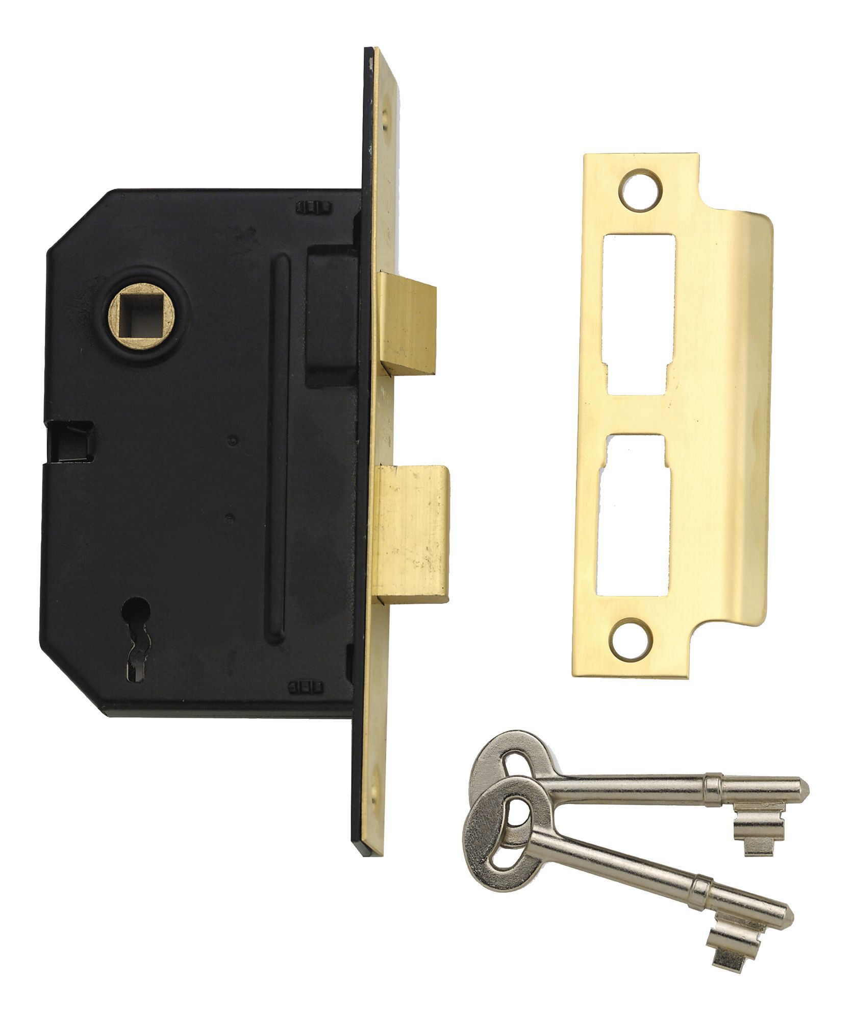 Yale 76mm Chrome effect Metal 3 lever Sashlock