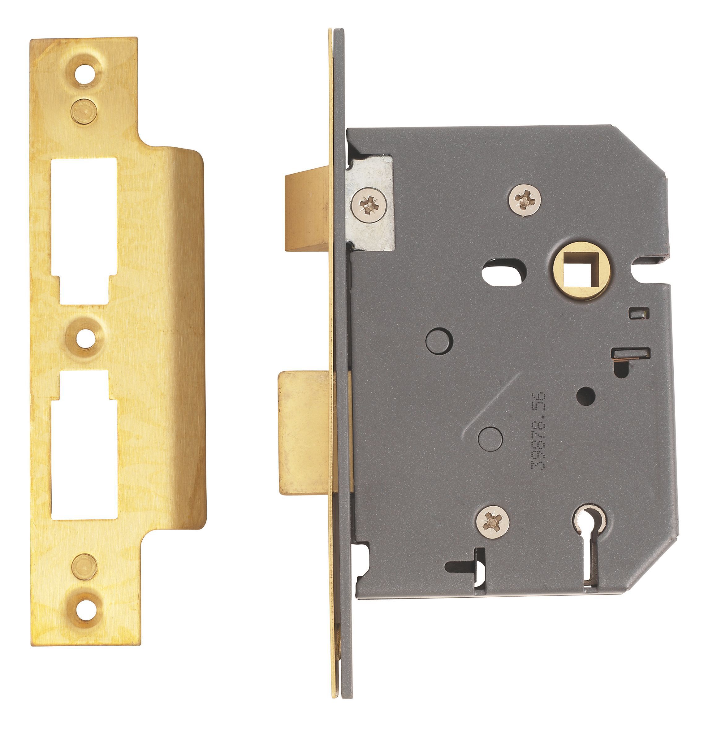 Yale 76mm Polished Brass 5 lever Sashlock