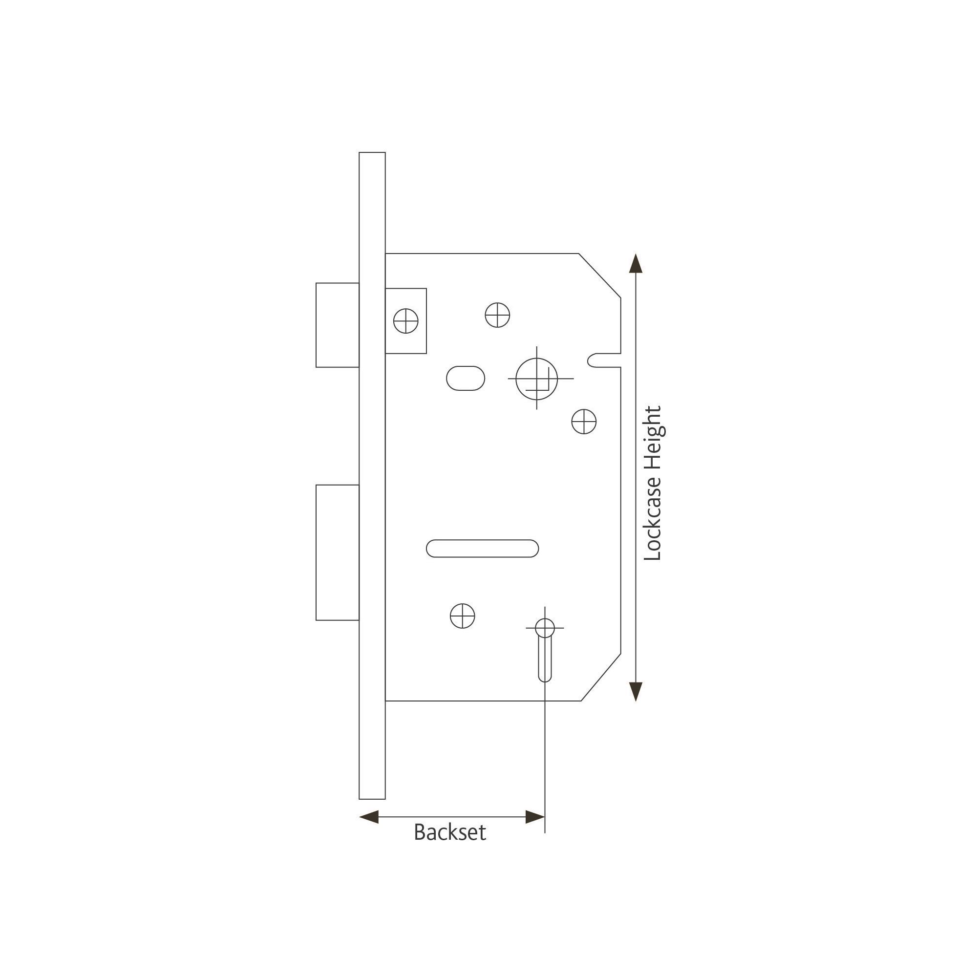 Yale 76mm Polished Brass 5 lever Sashlock