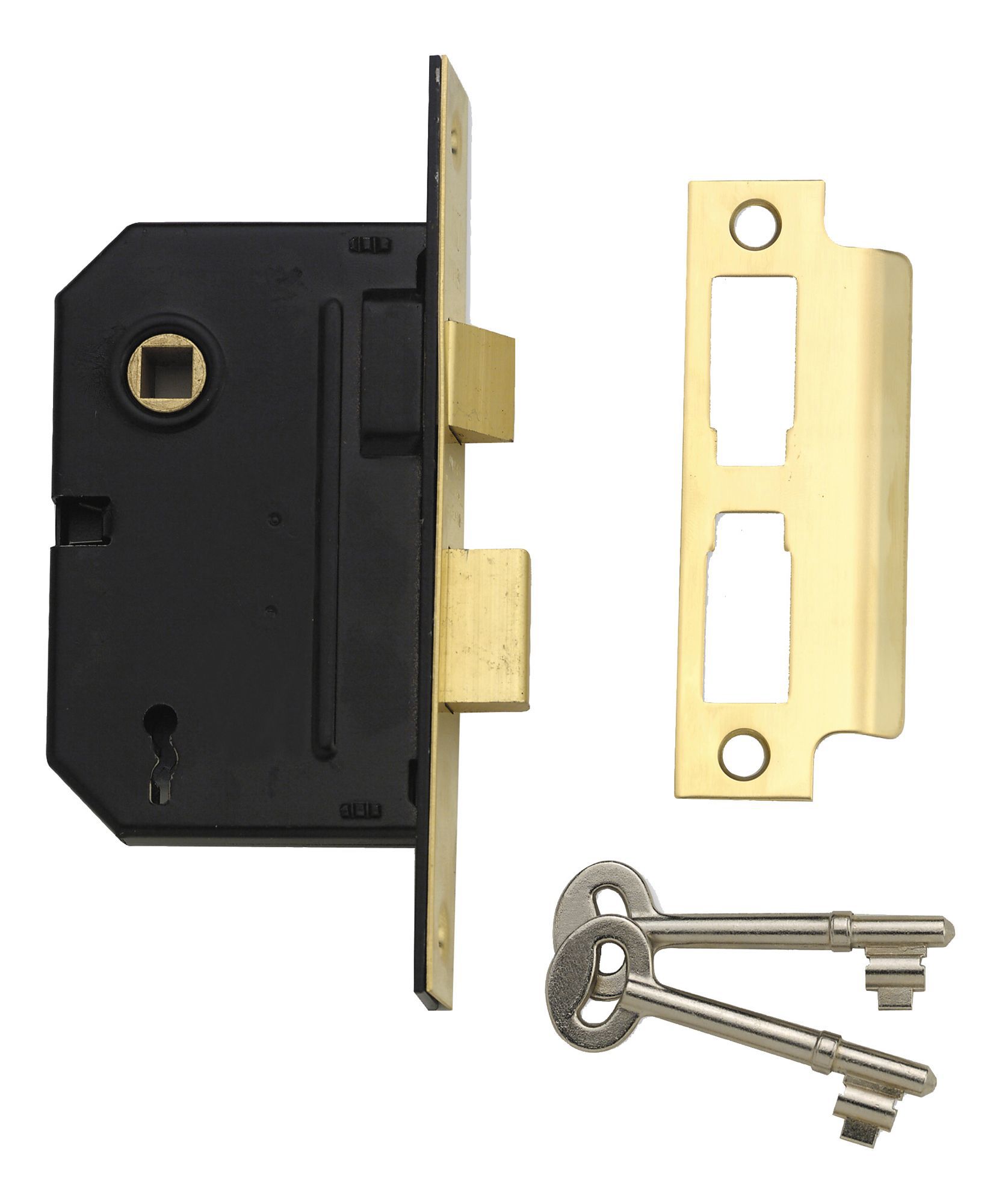 Yale 76mm Polished Chrome effect Metal 3 lever Sashlock