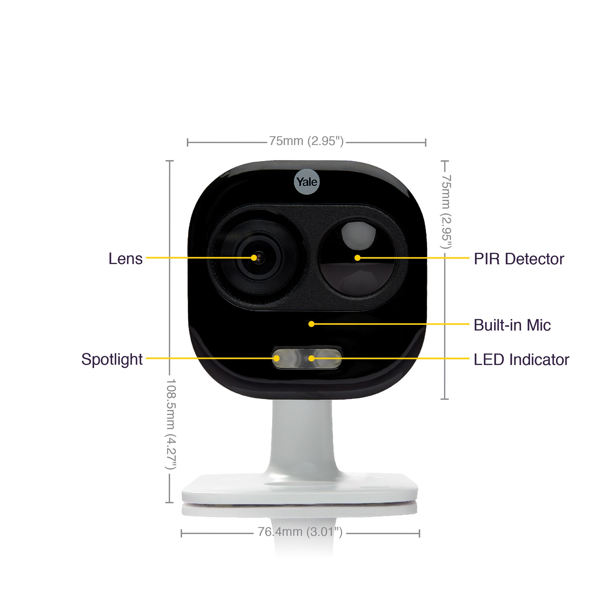 Yale pir 2024 video camera