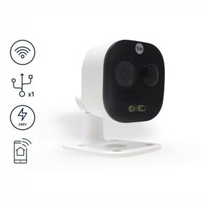 Yale All-in-One Wireless Outdoor Smart IP camera in White