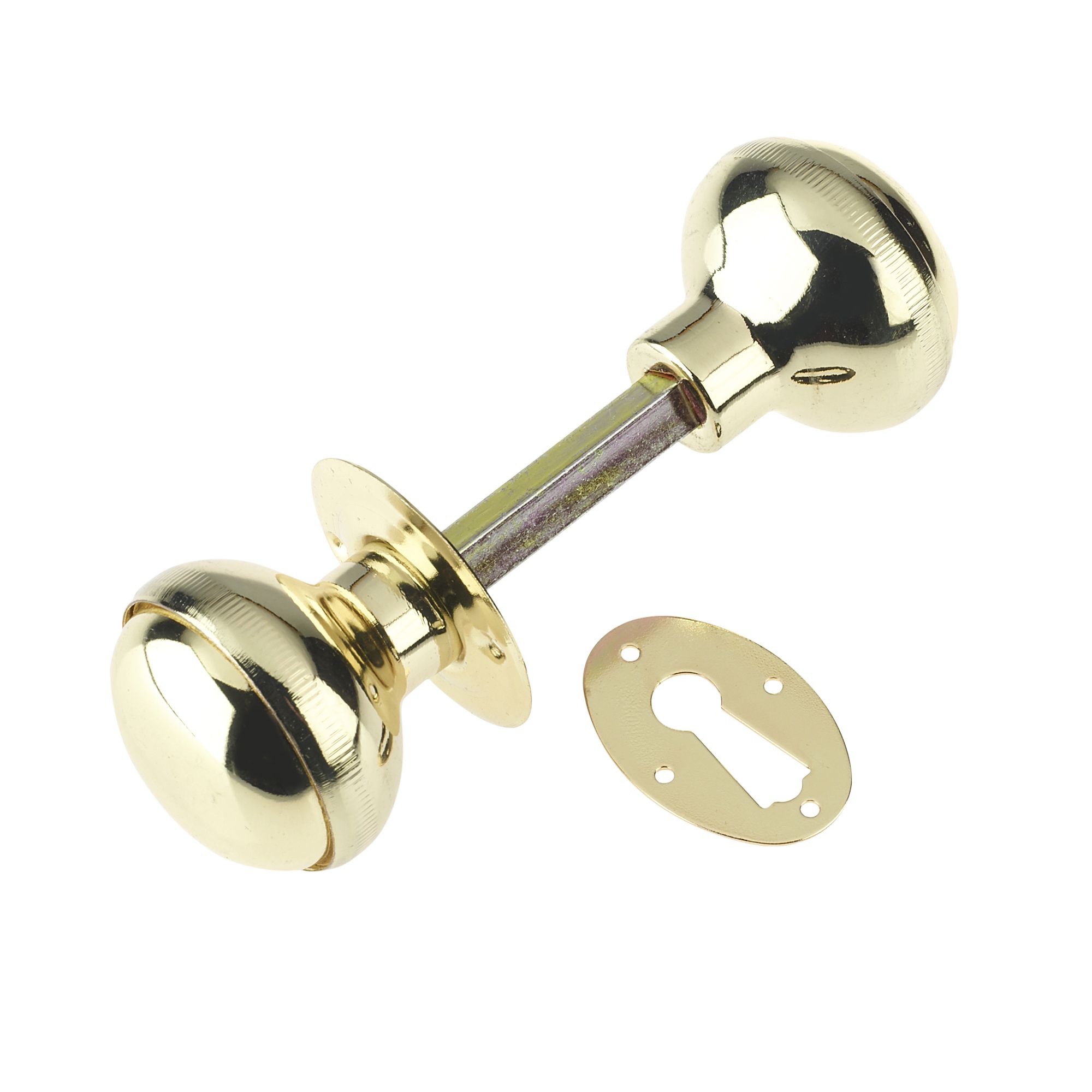 Ball Dummy Door Knob Polished Brass ǀ Hardware & Locks ǀ Today's