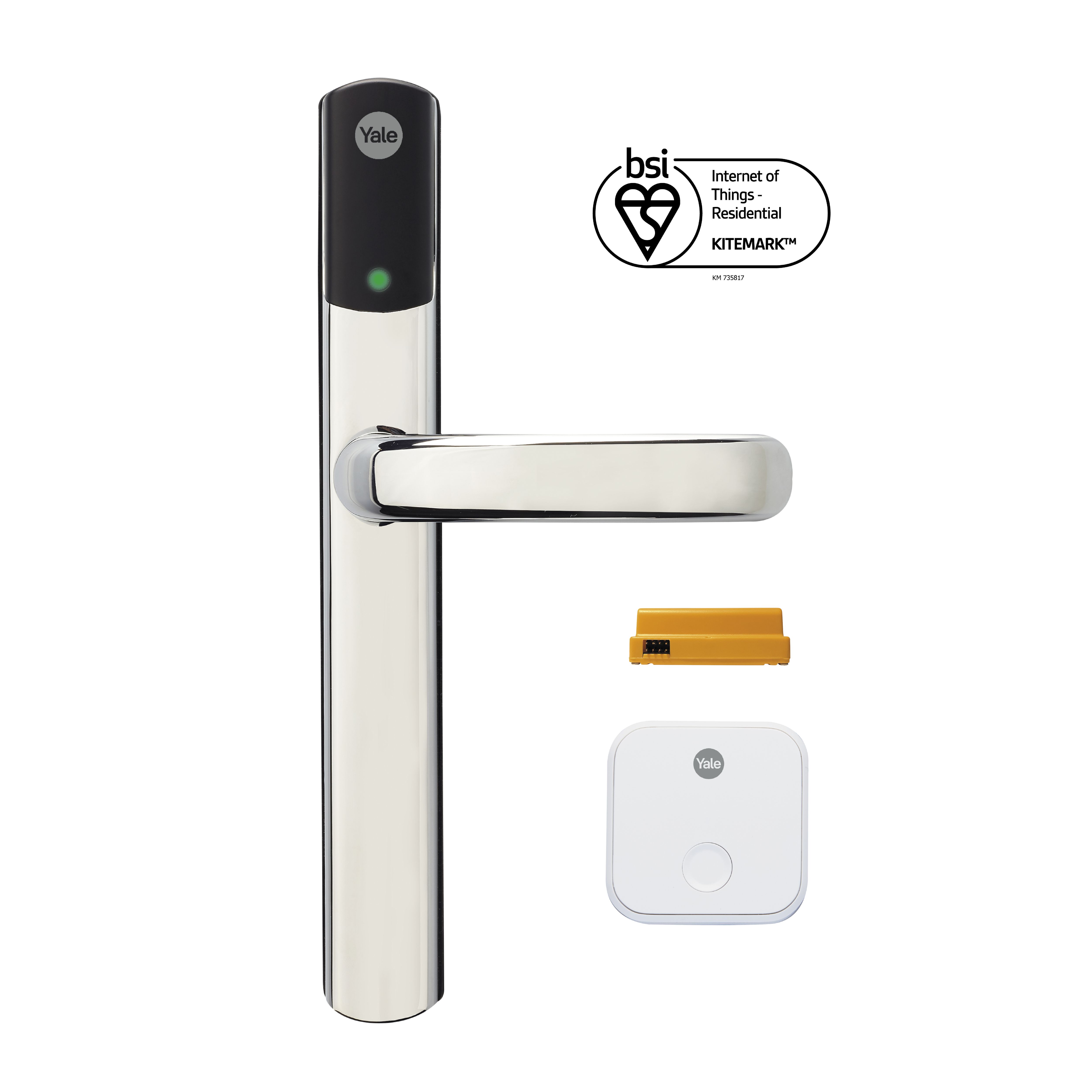 Yale Conexis L2 Polished Chrome-plated Smart Digital door lock