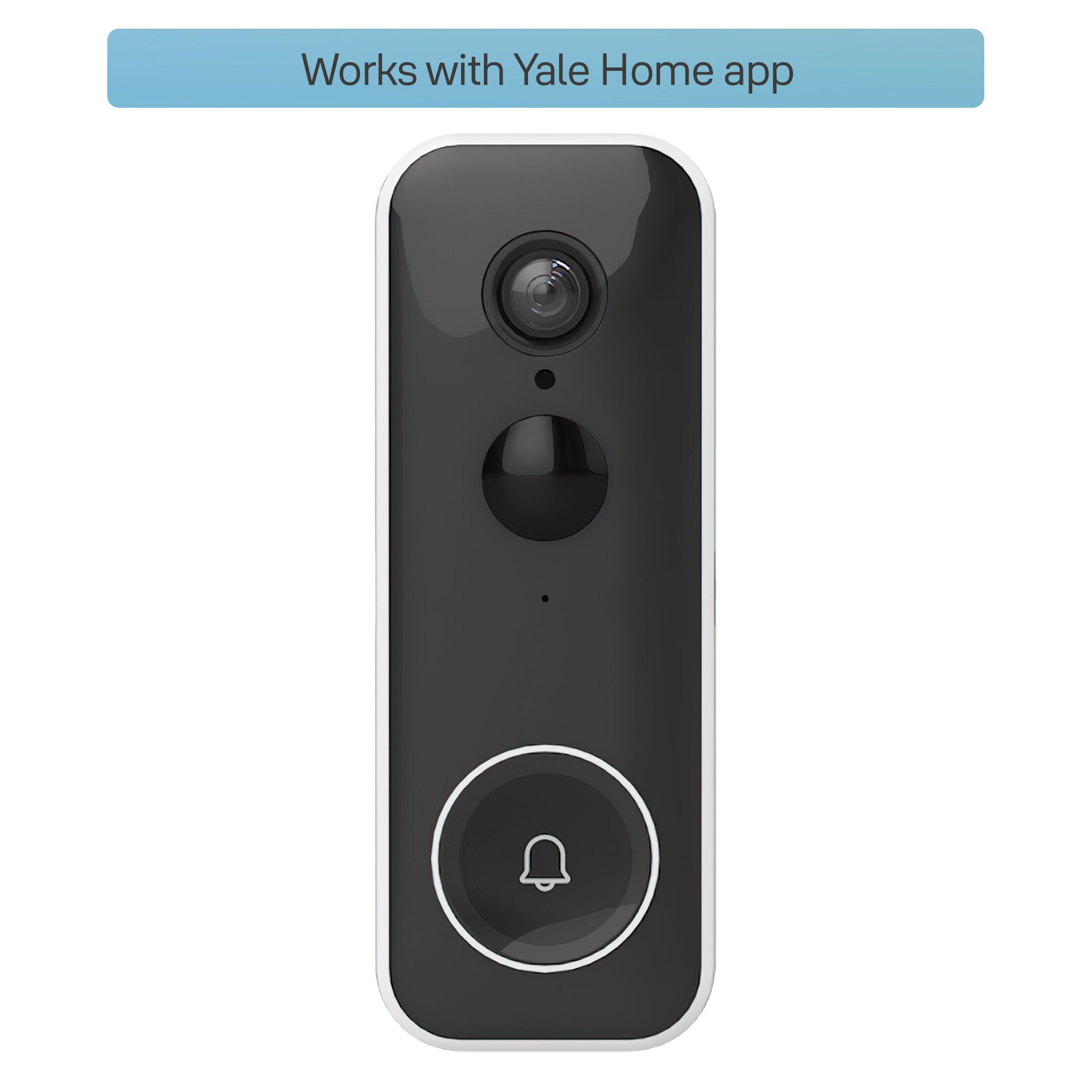 Yale Doorbell White Hybrid Video doorbell