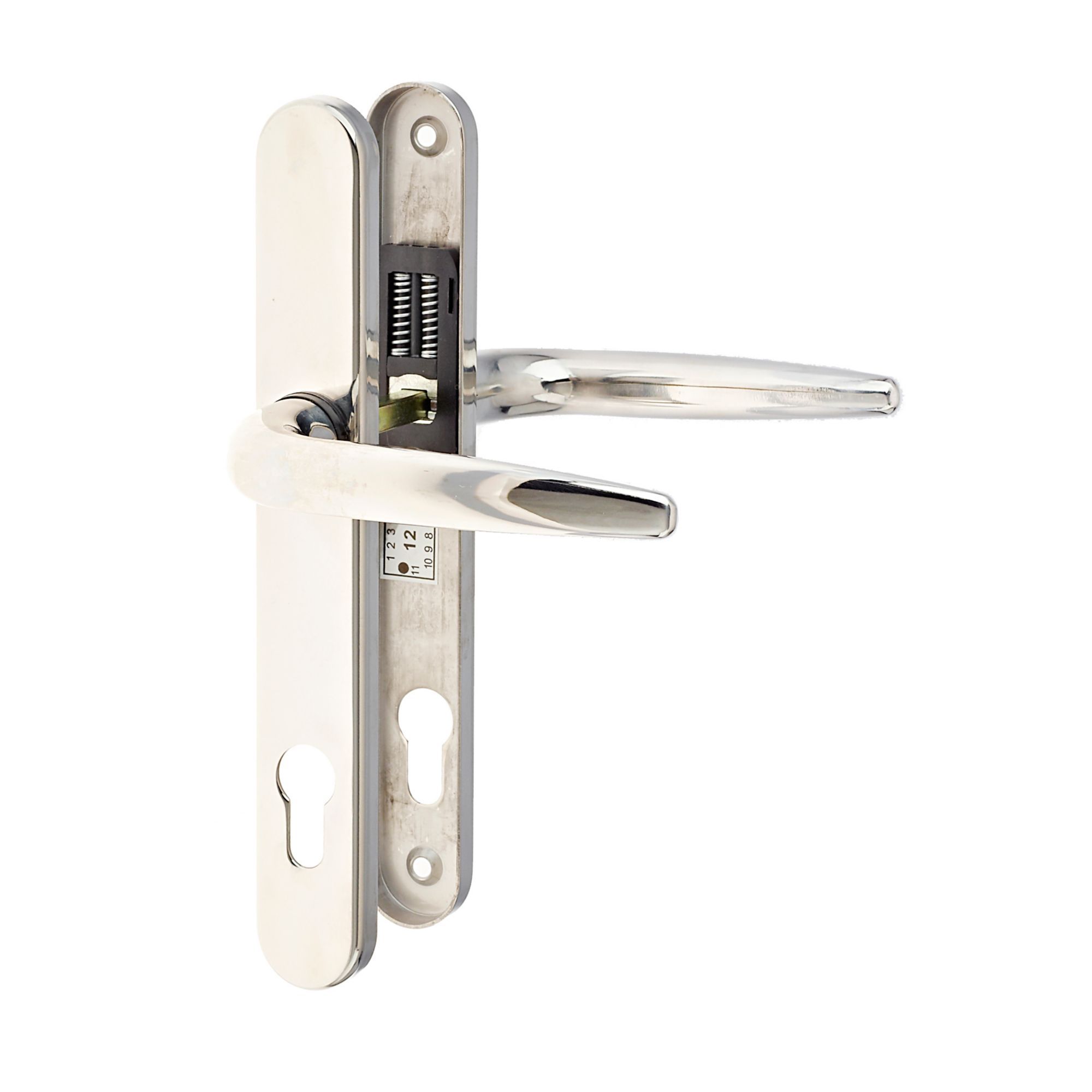 Yale Essentials Polished Chrome effect Zinc alloy Long Lever Door ...