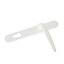 Yale Essentials White Zinc alloy Lever Door handle (L)32mm, Pair