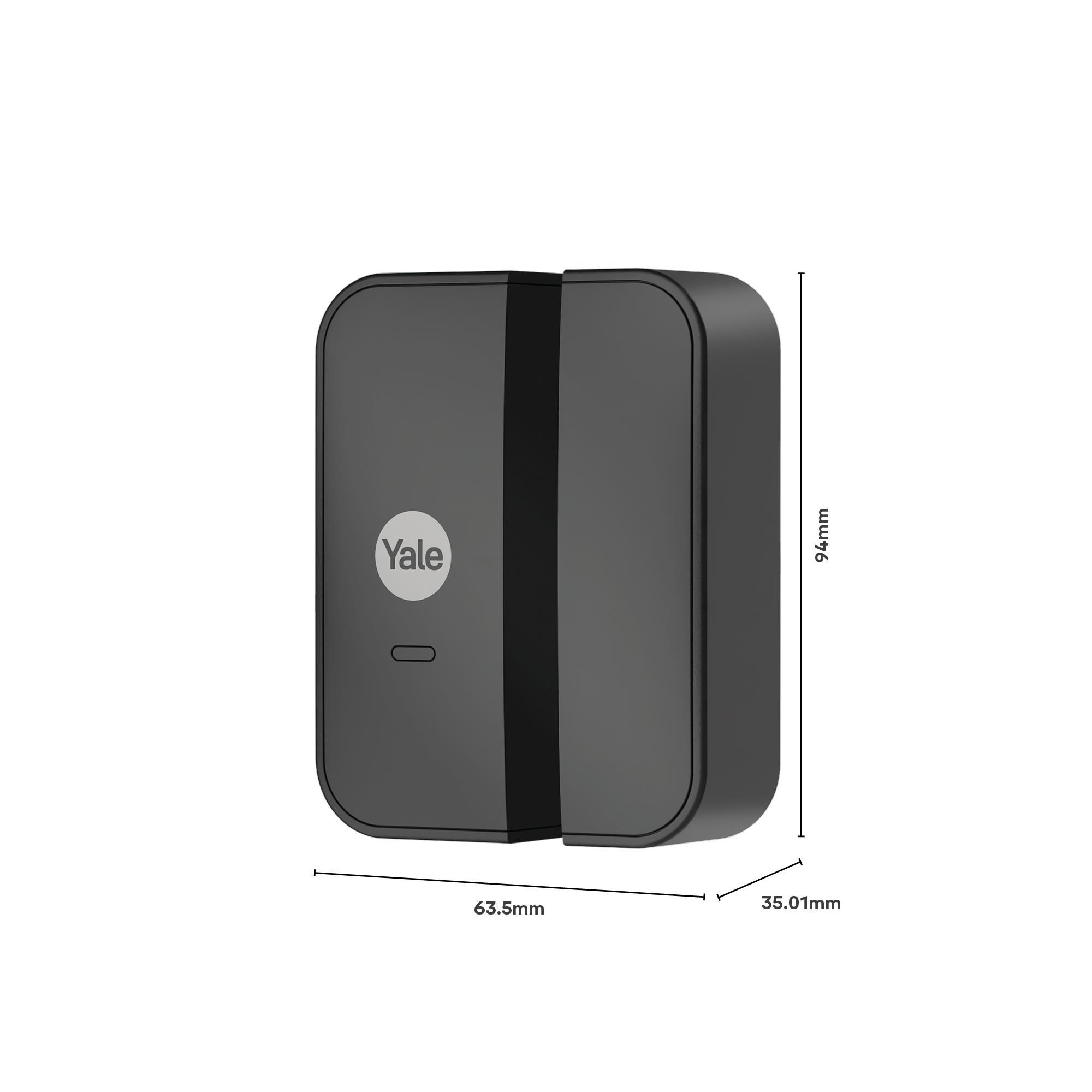 Yale 4000 0004 00 50 deursluiter met bevestigingsarm, wit, serie 4000, behuizing houderarm