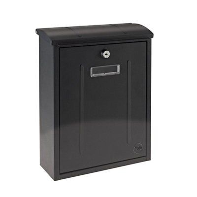 Yale Maryland Black Post box (H)330mm (W)255mm | DIY at B&Q