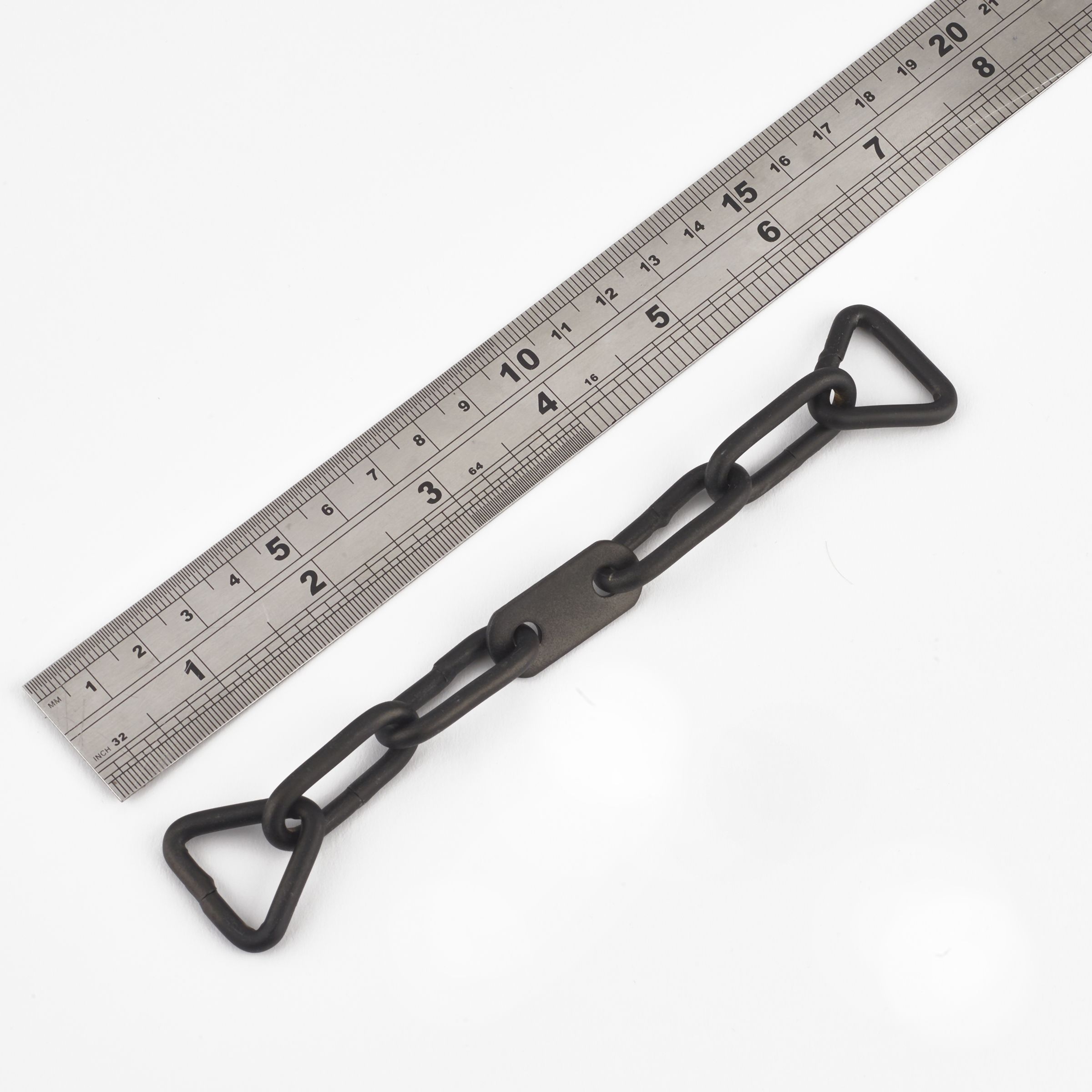 Yale Matt Black Steel Door chain, (L)165mm
