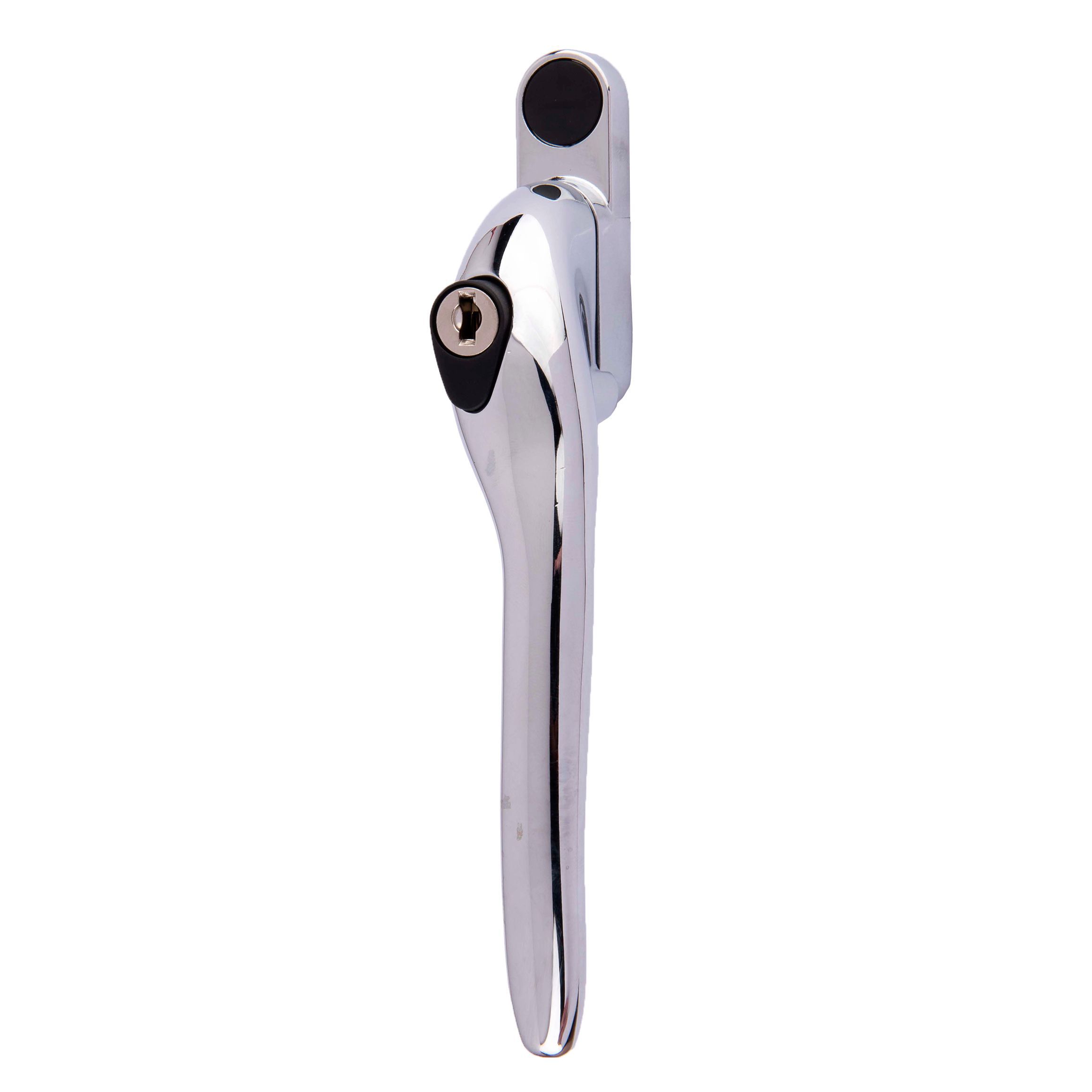 Yale Polished Chrome effect Zinc alloy Right-handed Window handle (L)167mm