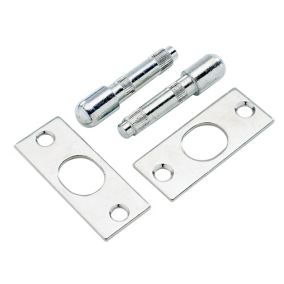 Yale Satin Chrome-plated Hinge bolt (L)30mm (Dia)13mm, Pack of 2