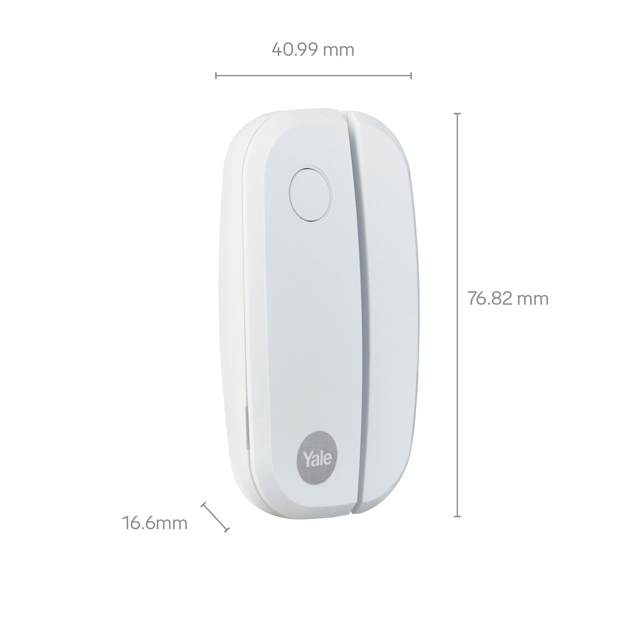 Capteur D'ouverture Porte/fenêtre Sans Fil YALE Sync - Compatible Alexa - Blanc - Neuf (sans Emballage Extérieur)