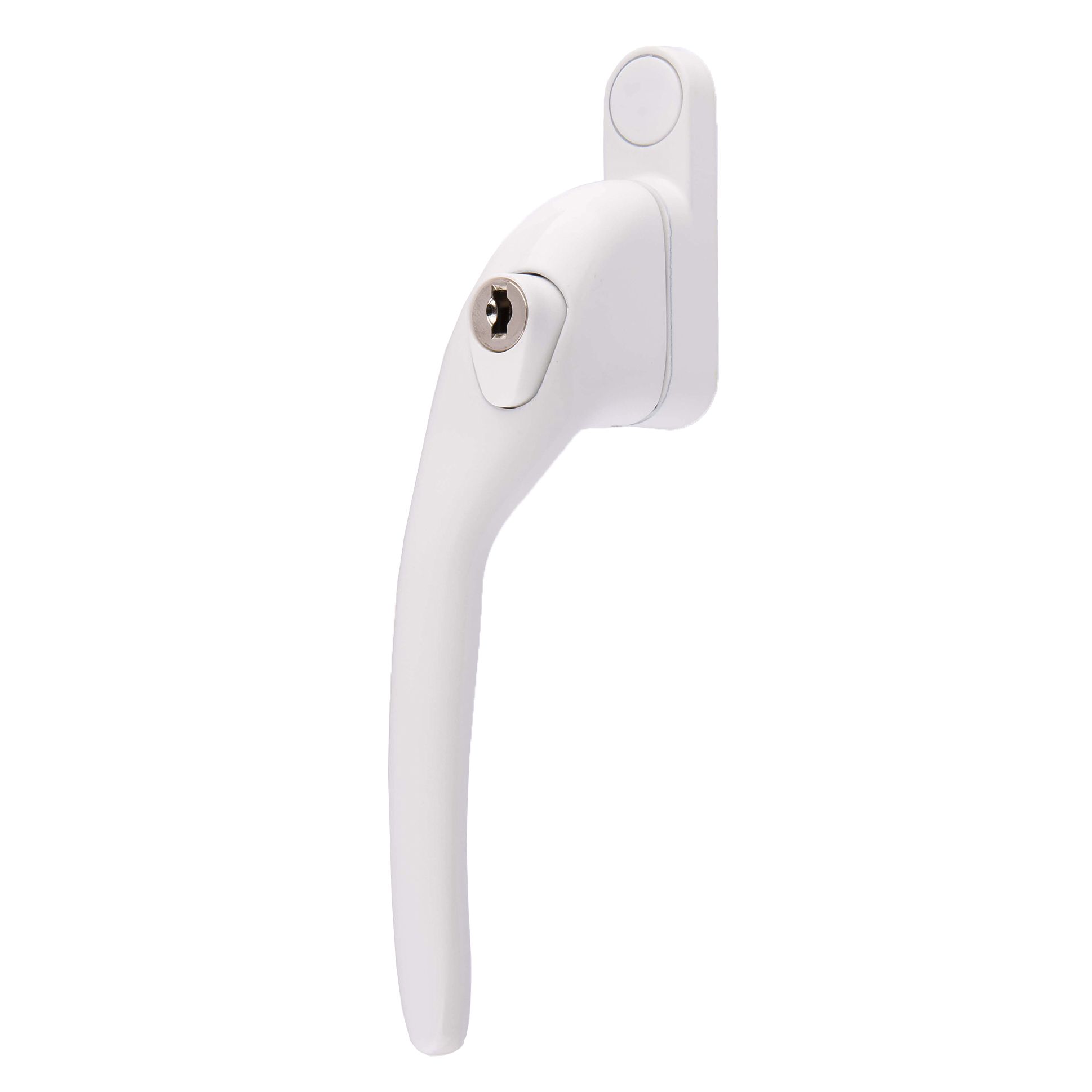 Yale White Aluminium Left-handed Window handle (L)167mm