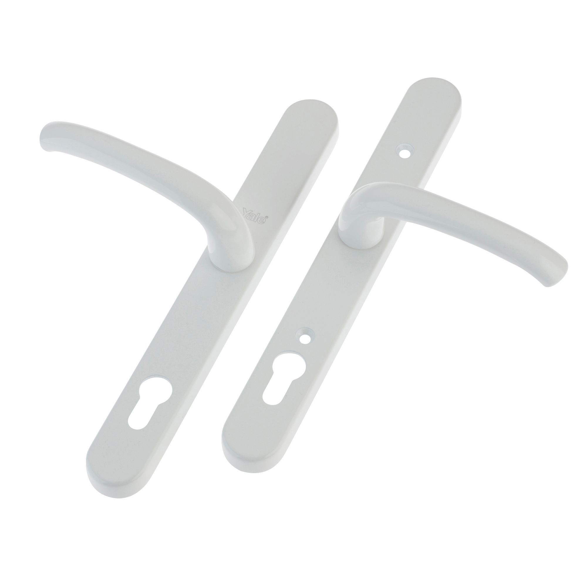 Yale White uPVC Straight Door handle (D)175mm