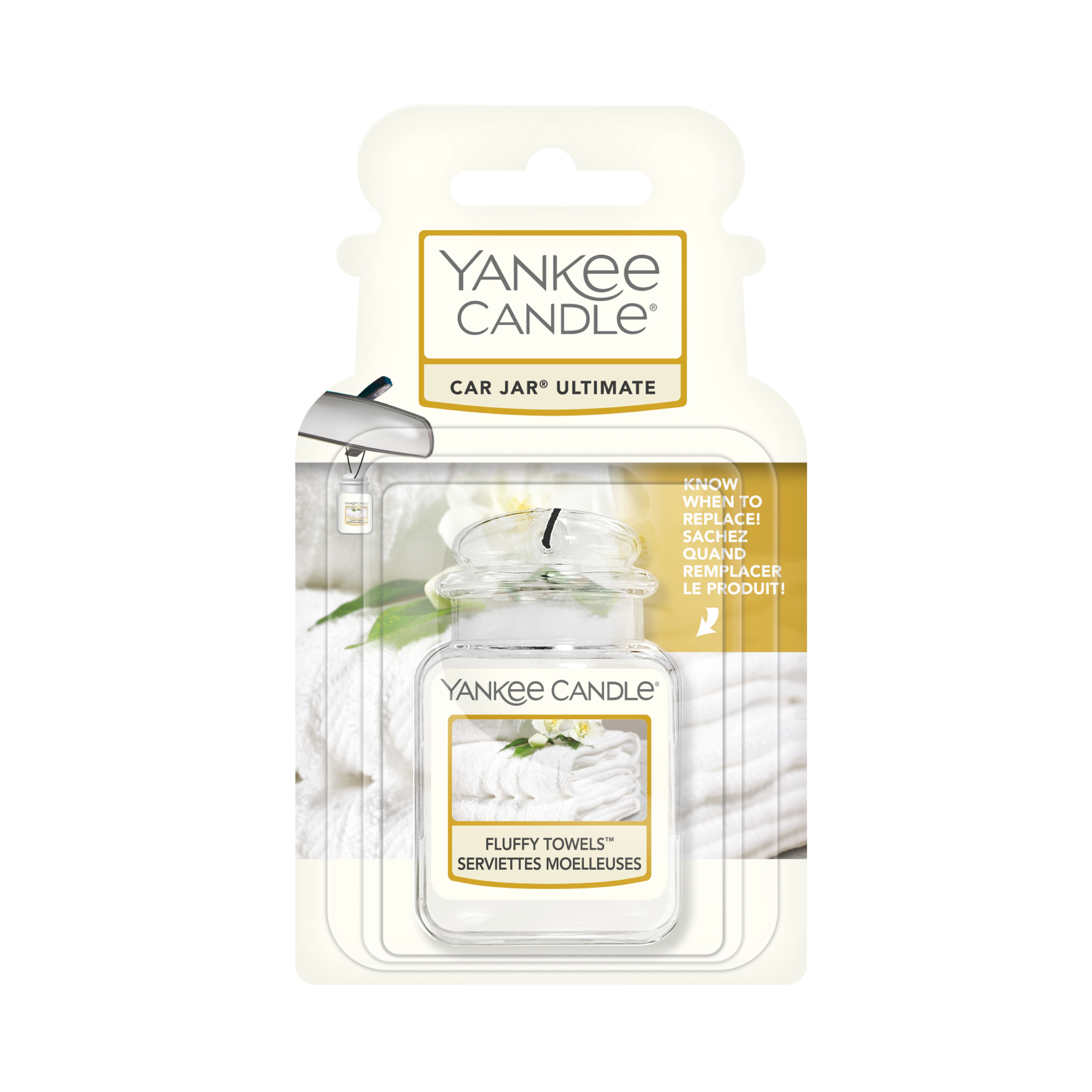 Yankee Candle Car Jar Ultimate Air Freshener, Soft Blanket