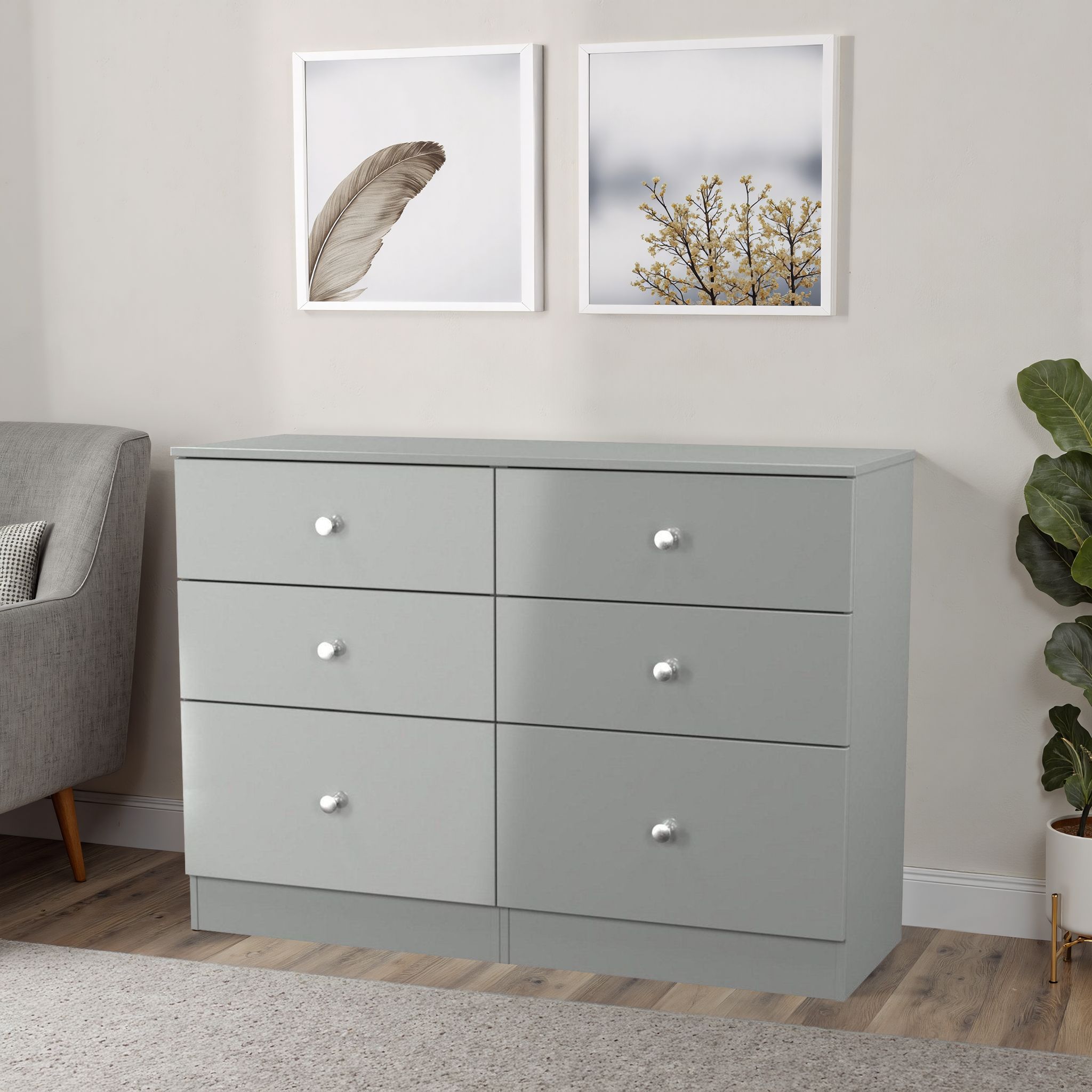 Grey Free From Chest With Length 56 Inch
