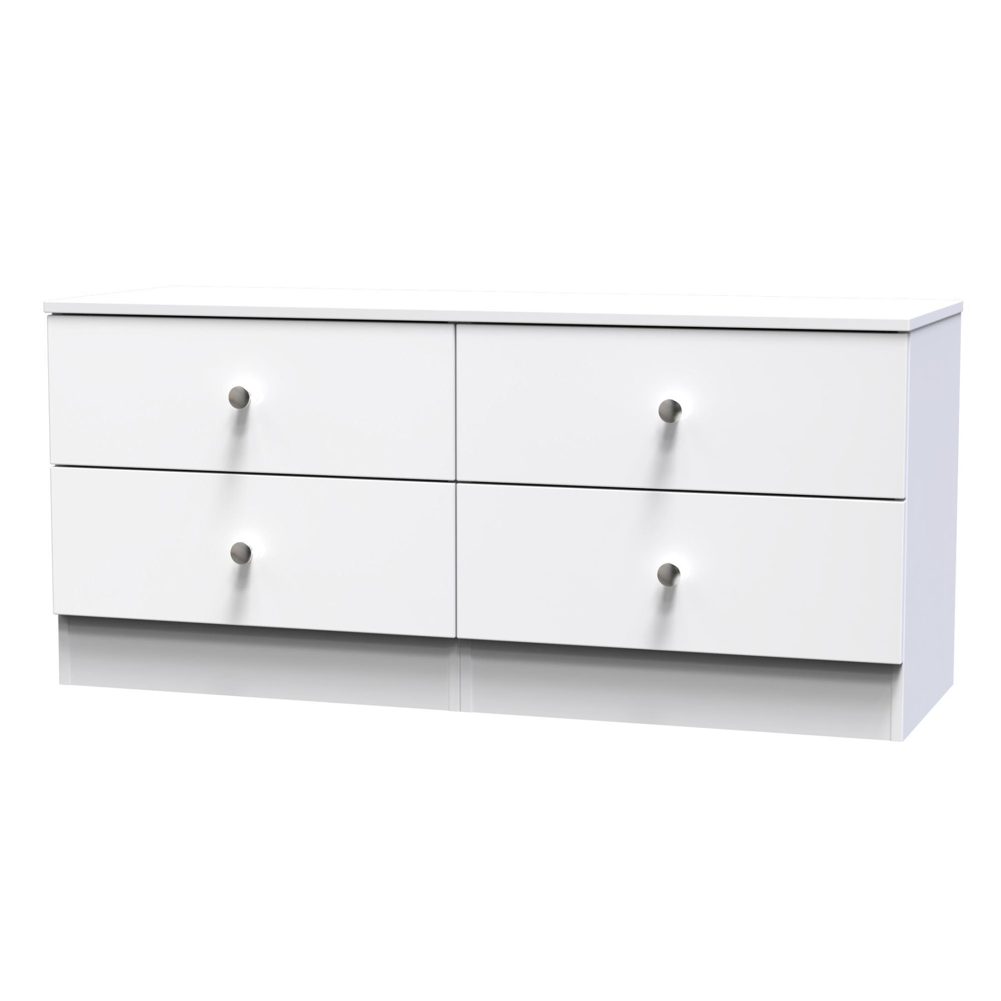 Yarmouth Ready assembled White 4 Drawer Bed box (H)495mm (W)1100mm (D)390mm