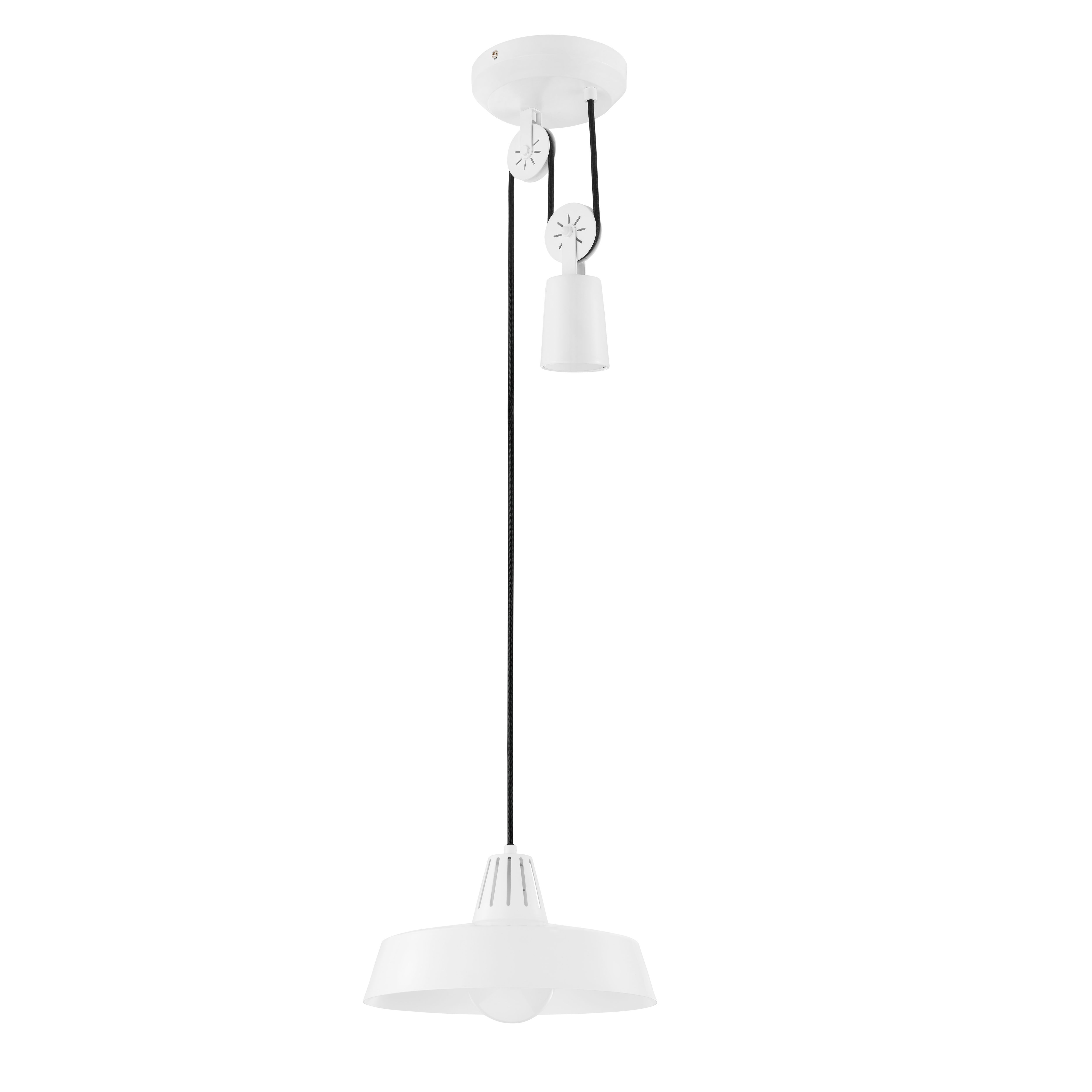 Yarra Matt White Pendant ceiling light, (Dia)300mm