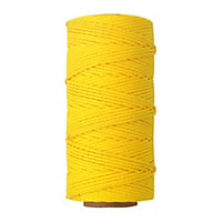 Yellow Braided nylon Brick line 0.1m